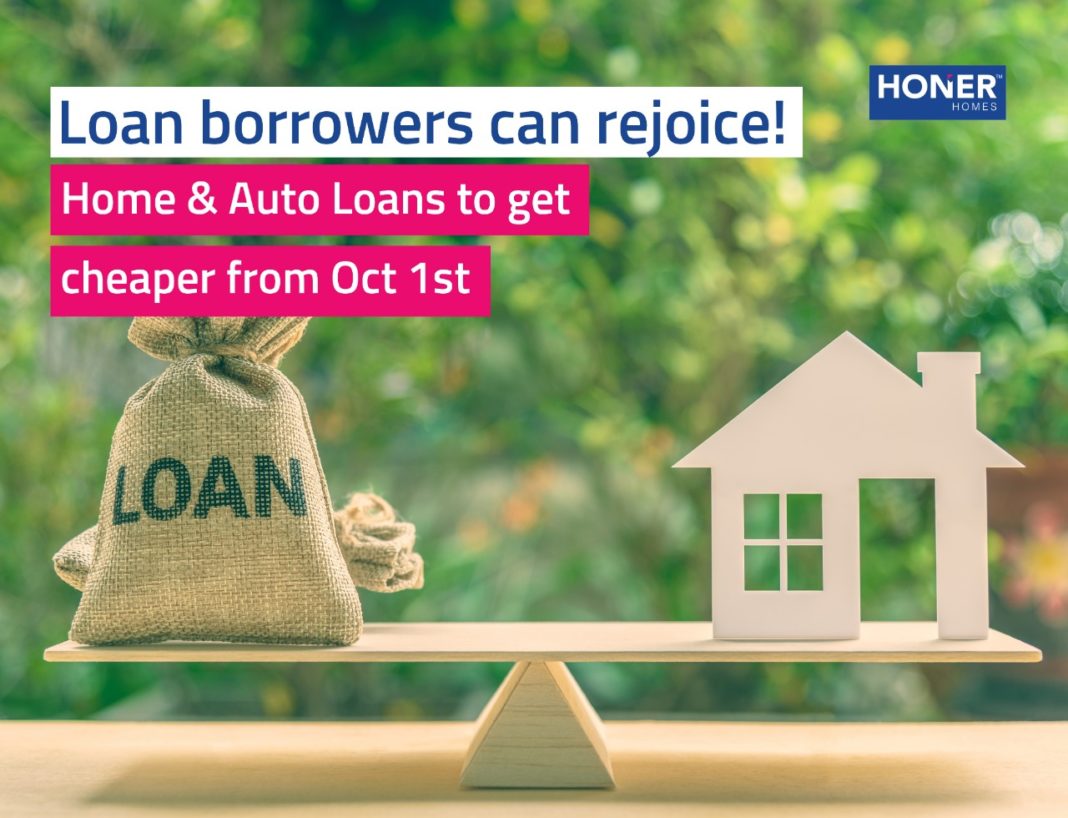 Home loan & Auto Loan get cheaper from oct - 2019