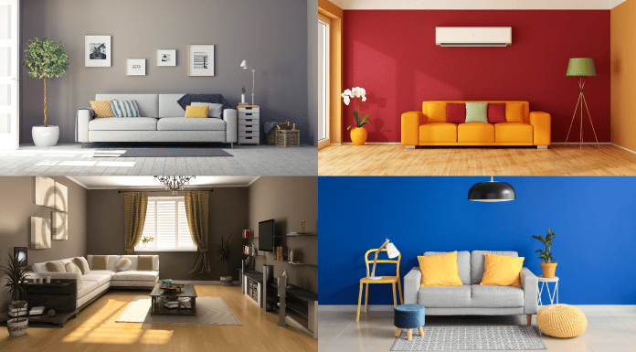 15 eye-catching living room colour combination/scheme ideas