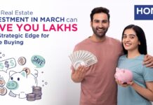 Why Real Estate Investment in March Can Save You Lakhs: The Strategic Edge for Home Buying Couple saving money and planning a home purchase, illustrating how real estate investment in March can help buyers save on property costs.