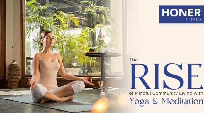 The Quiet Luxury of Wellness: How Yoga and Meditation Zones Are Shaping Peaceful Urban Living Woman meditating indoors in a yoga and meditation zone within a Honer Homes gated community